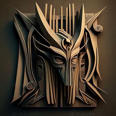 3D model Wifredo Lam (STL)